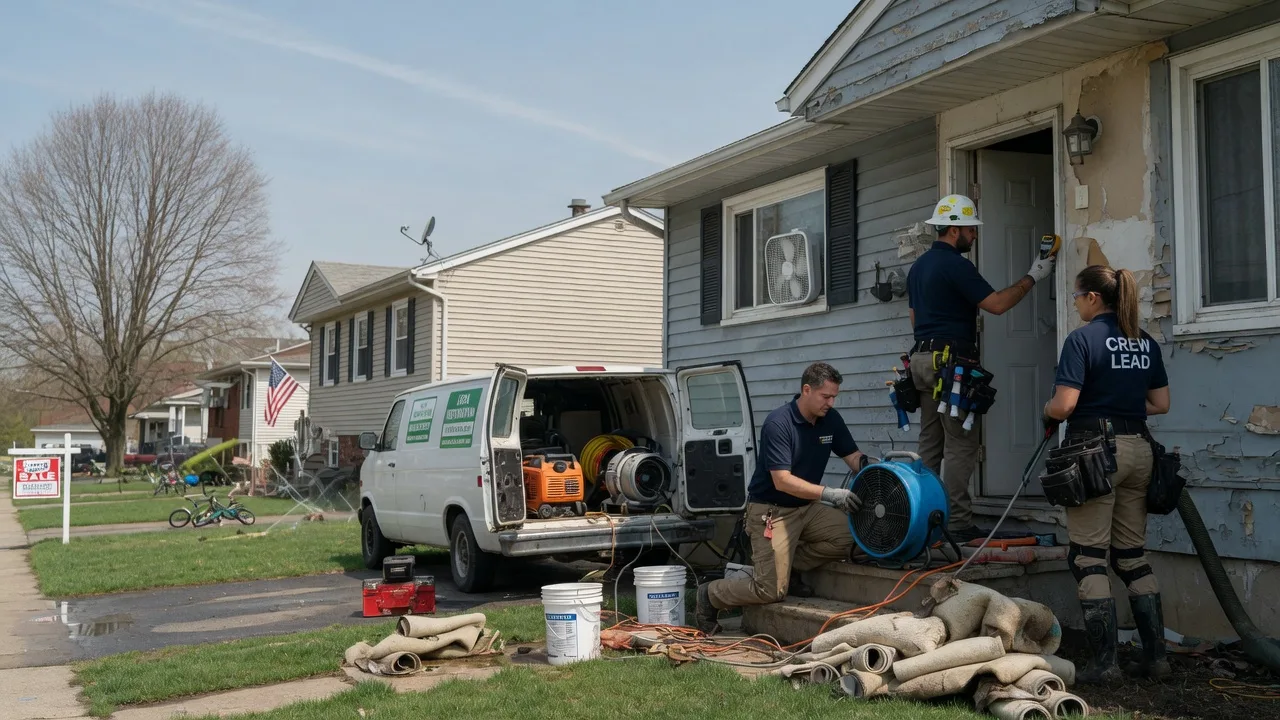 Flood Cleanup in Denmark, IA near me