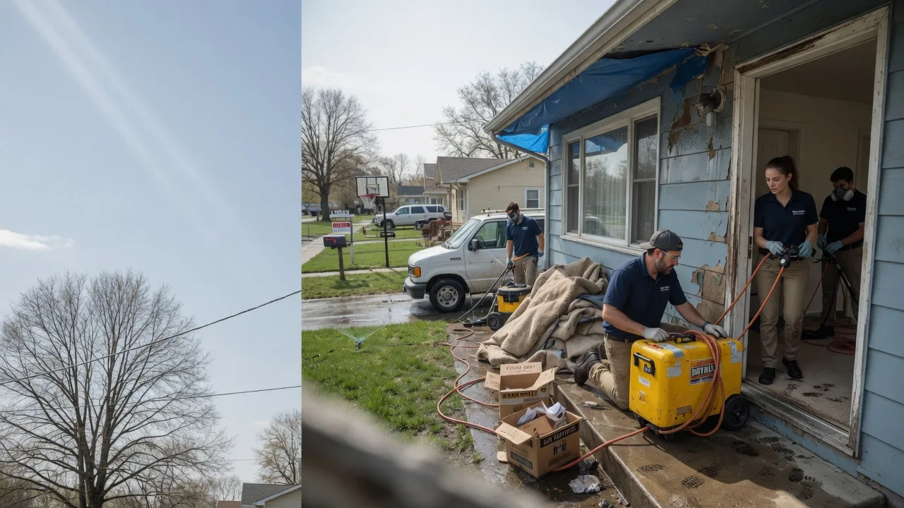 Basement Flood Cleanup in Denmark, IA near me